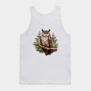 Great Horned Owl Tank Top